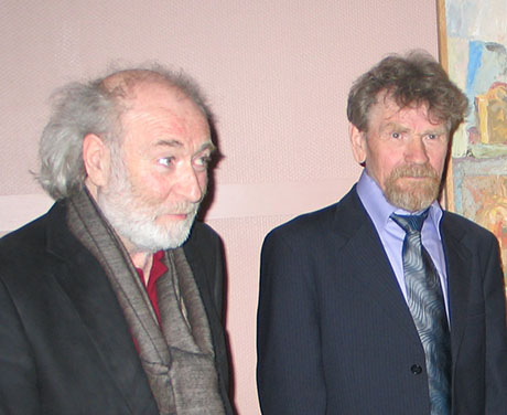 Le conservateur de musée Henri Pailler a organisé une exposition des tableaux de Kouzmine au musée d'Allard